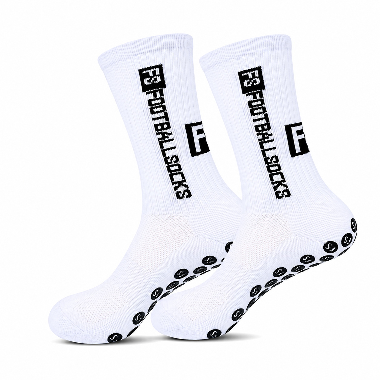 Fußballsocken Herren – Rutschfeste Grip-Socken mit Gummi-Frottiersohle