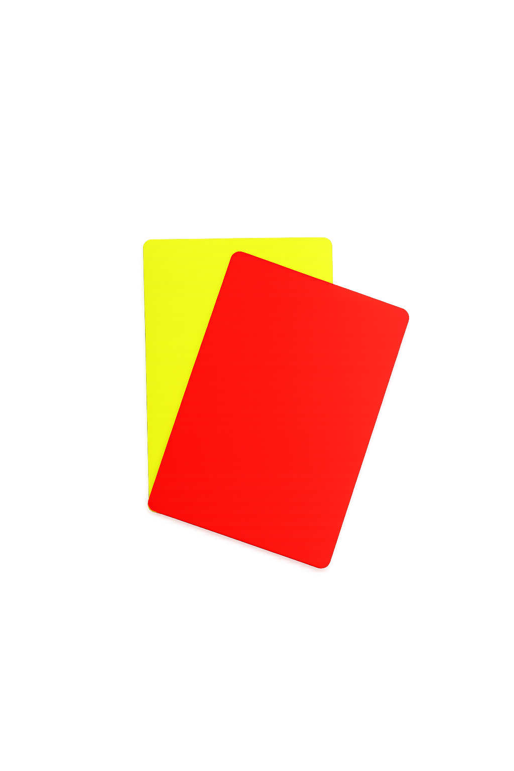 Fußball-Schiedsrichterkarten