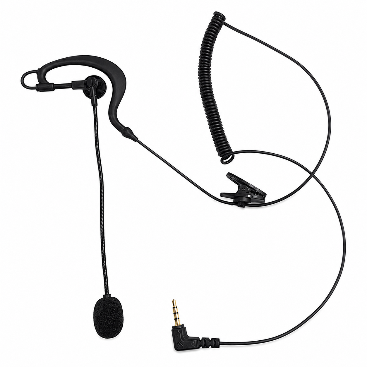 Schiedsrichter Kopfhörer für Headset mit Ohrbügel